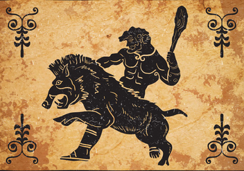 Hercules Fourth Labor Vector - vector gratuit #427743